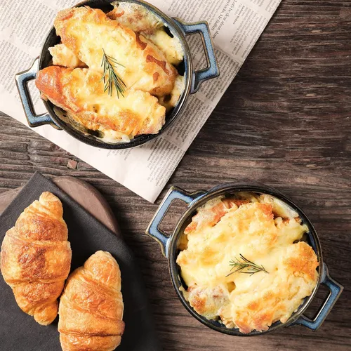Miniatura 6 de vicrays Tazones de sopa de cerámica con asas, 24 onzas, platos de sopa de porcelana para sopa de cebolla francesa, cereales, estofado de ternera