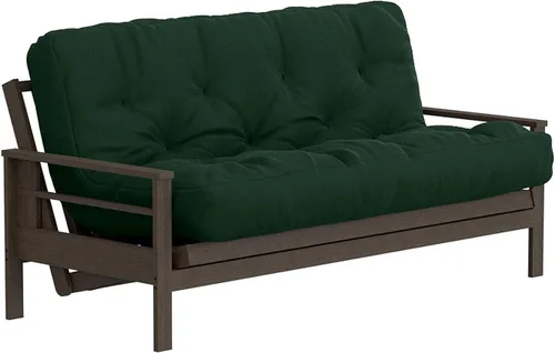 Miniatura 11 de Royal Sleep Products by The Futon Factory - Colchón futón de espuma de 8 pulgadas, tela negra sólida, tamaño Twin, espumas certificadas CertiPUR