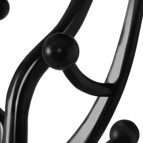 Miniatura 9 de Perchero de Pie de Madera Resistente con 8 Ganchos, Diseño Único con Aspecto de Rama de Árbol, Perchero de Árbol Premium para Colgar Ropa con Base