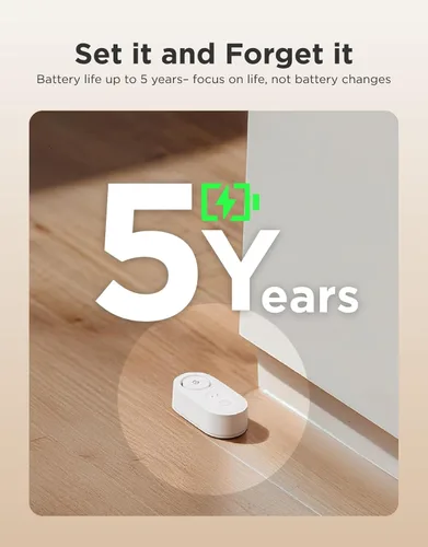 Miniatura 6 de GoveeLife Detector Inteligente de Fugas de Agua Mejorado 1s con Alcance Ultra Largo de 1804 pies, Sensor de Agua WiFi con SMS/Correo