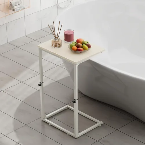 Miniatura 6 de Vagusicc C Shaped End Table for Couch, 33.2'' Tall C Table Adjustable Height Side Table, Small Side Table for Small Spaces, Couch Tables that Slide