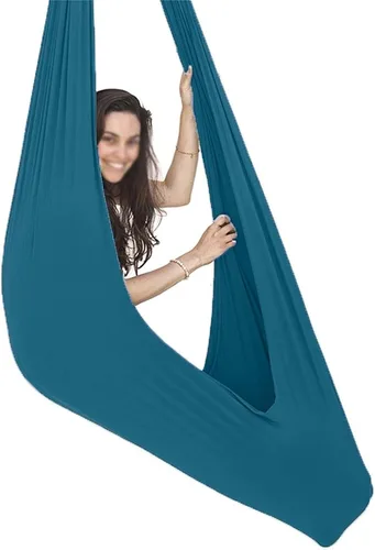 Miniatura 10 de Hamaca sensorial para niños, silla colgante para actividades al aire libre, terapia de interior, columpio de jardín para autismo, Aspergers, TDAH