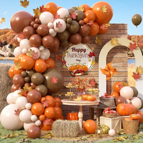 Miniatura 9 de Kit de guirnalda de arco de globos de baloncesto, 103 globos de fiesta de baloncesto, guirnalda de globos naranja y negro para niños y niñas