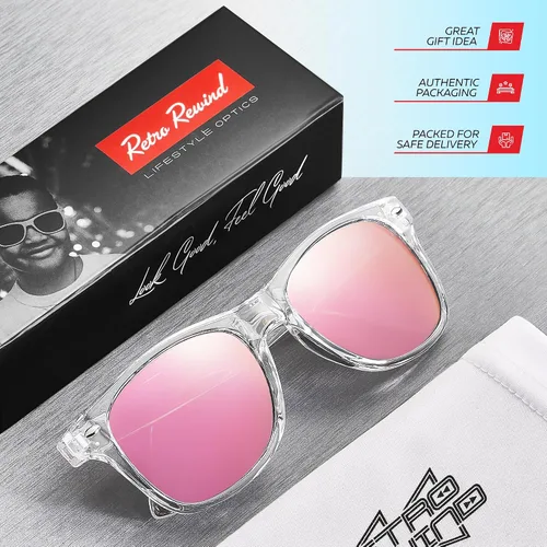 Miniatura 70 de Retro Rewind Lentes de sol para niños y niñas de 3 a 12 años, inastillables, UV400, lentes de sol para niños pequeños