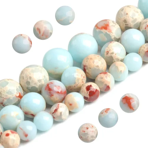 Miniatura 12 de Cuentas de Cristal de Amatista Natural de 8mm Morado Pulidas Redondas Suaves Piedras Preciosas Curativas para Hacer Joyas 15 Pulgadas