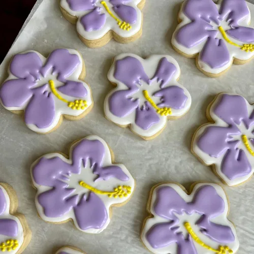 Miniatura 5 de Cortador de galletas de flores tropicales de 3.5 pulgadas, moldes de fondant para hornear