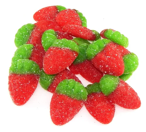 Miniatura 2 de Gummi Strawberries - Goma de fresa agria - Gomitas de fresas 2.2 libras (35.2 onzas) por CandyKorner