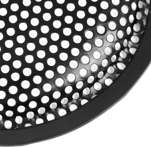 Miniatura 7 de X AUTOHAUX Universal 6 pulgadas altavoz de audio de coche subwoofer metal Waffle Grill cubierta protectora con borde de goma y clips