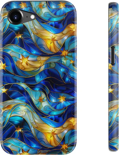 Miniatura 67 de LUHOURI Funda para iPhone 12 Mini, compatible con carga inalámbrica, doble capa, interior de silicona suave + carcasa exterior dura, bonito diseño