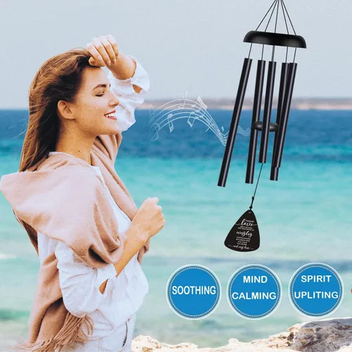 Miniatura 2 de Regalos de duelo conmemorativos de simpatía para la pérdida de papá, padre, Campanas de viento conmemorativas de simpatía para la pérdida de padre