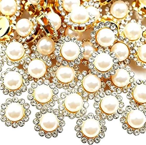 Miniatura 23 de 160 diamantes de imitación para coser de 0.472 pulgadas, base de metal, diamantes de imitación para coser en ropa, zapatos, aretes, cinturón