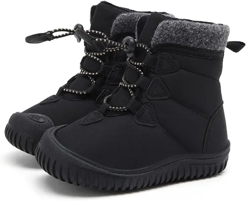Miniatura 149 de BMCiTYBM Botas de nieve de invierno para bebés y niños pequeños, de piel sintética, cálidas, antideslizantes, zapatos para primeros pasos