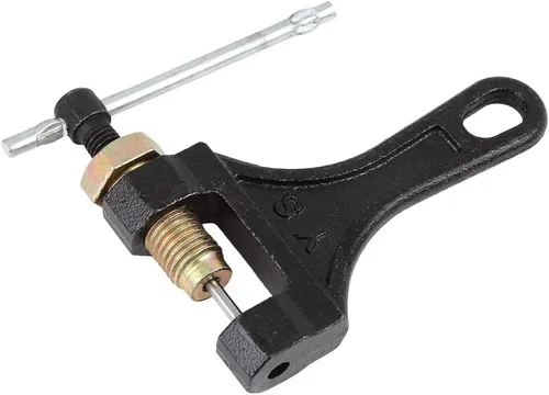 Miniatura 4 de X AUTOHAUX Herramienta de metal negro para motocicleta Dirt Pit Bike ATV Chain Splitter Cutter Herramienta universal para 420 428 520 525 528 530