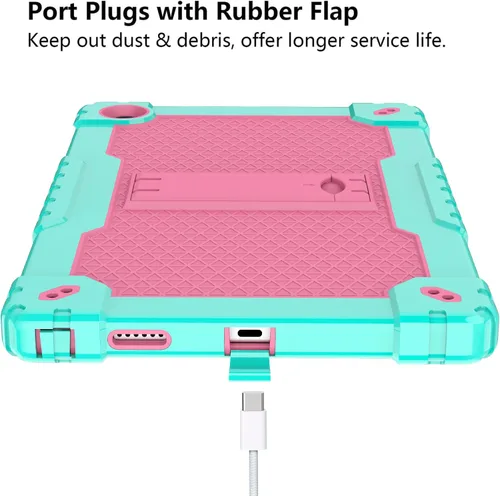 Miniatura 5 de Para Onn 10.4 Tablet Pro 2023 Modelo: 100110603 Funda protectora híbrida de alta resistencia con correa para el hombro para Walmart Onn 10.4 Tablet