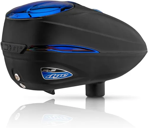Miniatura 2 de Dye Cargador electrónico de paintball R2 Dye Rotor R2 Cargador Electrónico Paintball – Negro/Azul Hielo