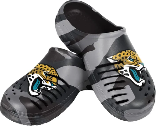 Miniatura 77 de FOCO - Sandalias de agua de jardín con logotipo de equipo de la NFL, para hombre, pantuflas, zuecos