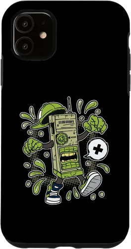 Miniatura 8 de Diseño de WalkieTalkie de dibujos animados para iPhone 16 para niños en estuche de estilo cómico