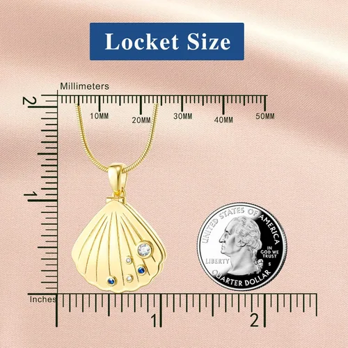 Miniatura 6 de Fanery sue Personalized Locket Necklace that Holds Pictures, Lockets Necklaces Customize Photo Pciture Pandent Jewelry Valentine's Day Gifts for