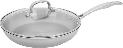 Miniatura 11 de HENCKELS Clad H3 - Sartén antiadherente de cerámica de inducción de 8 pulgadas, acero inoxidable, duradera y fácil de limpiar