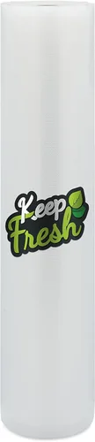Keep Fresh - Rollos de bolsas selladoras al vacío de 15 pulgadas x 50 pies, 3.5 mil, bolsa de vacío y congelador, almacenamiento a granel para