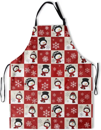 Miniatura 25 de Delantal con bolsillos, delantales para mujeres y hombres, delantal de cocina para cocinar, jardinería, servidor, camarera, pintura