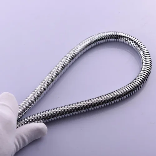 Miniatura 4 de CIENCIA Manguera de ducha RV de 4.9 ft de acero inoxidable flexible de repuesto con accesorios de latón, FHA018