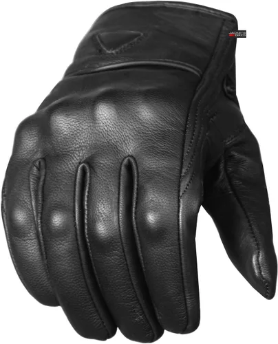 Jackets 4 Bikes Guantes de motocicleta – Cuero de alta calidad para hombre, pantalla táctil, antideslizantes, guantes protectores de motociclista de