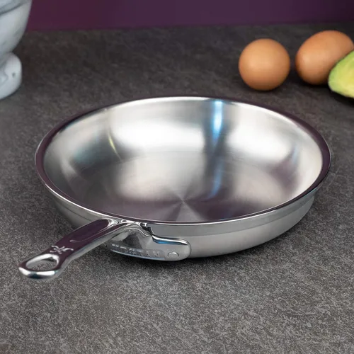 Miniatura 4 de Hestan - Colección ProBond - Sartén para freír profesional de acero inoxidable revestido, compatible con placa de inducción, 8.5 pulgadas