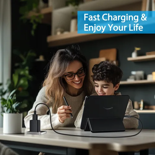 Miniatura 6 de Cargador rápido para tableta Amazon Fire, cable micro USB C de carga para Kindle Paperwhite, Fire HD 10 8 7 Plus, Max 11, Kids Pro, Edition Voyage