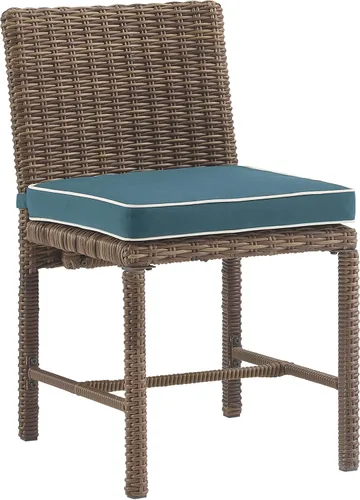 Miniatura 3 de Crosley Furniture Bradenton - Juego de 2 sillas para exteriores, sillas de mimbre para patio, terraza, patio trasero, color marrón desgastado