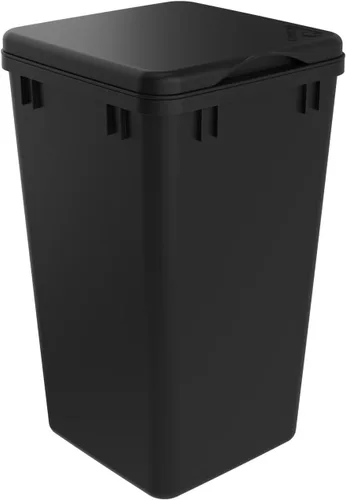 Miniatura 2 de Rev-A-Shelf RV-1024-LID-18-1-40 - Tapa de cubo de basura de plástico de repuesto, 27 cuartos de galón para debajo del fregadero, color negro