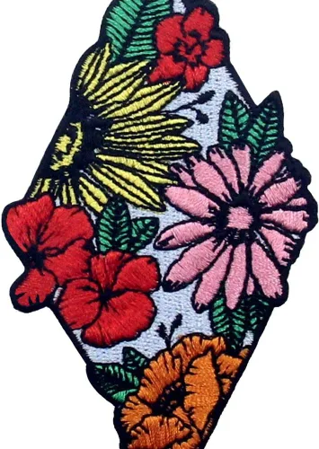 Miniatura 2 de ZEGINs Hermoso parche colorido bordado apliques hierro en coser en emblema