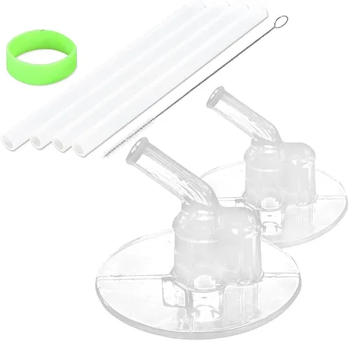 Greant Cañitas de repuesto para botella Thermos de 12 oz (Modelo F401 y F410), 2 piezas de repuesto para Thermos F401, compatibles con Funtainer de