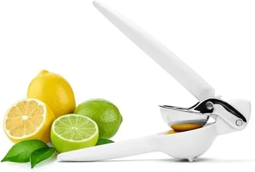 Chef'n FreshForce - Exprimidor de limón y cítricos, prensa manual con potencia de doble engranaje para una máxima extracción de jugo, duradero,