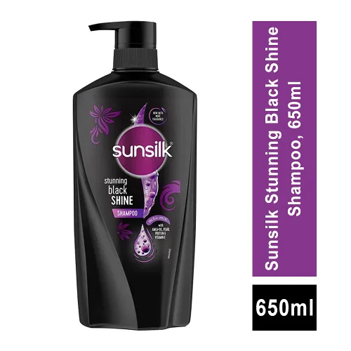 Miniatura 4 de Sunsilk Impresionante champú Black Shine, 22.0 fl oz