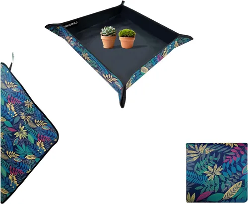 Miniatura 11 de Tapete grande de trasplante de plantas, tapete grueso impermeable para macetas, tapete de jardinería para suculentas, tapete portátil