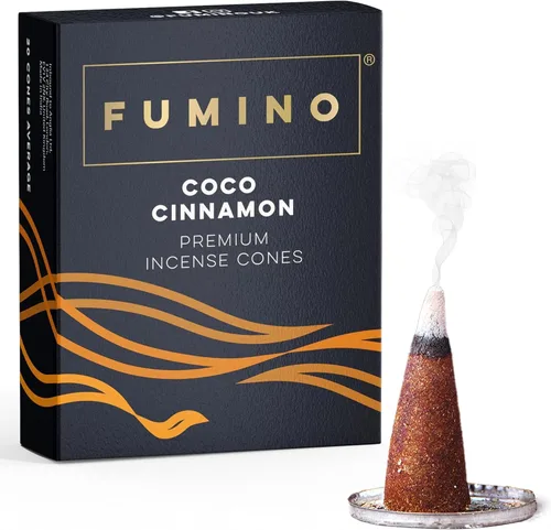 Miniatura 19 de Fumino® Conos de incienso fresco Autumn Breeze 20 por caja, fragancia Masala Agarbatti Joss para relajación y meditación, decoración del hogar