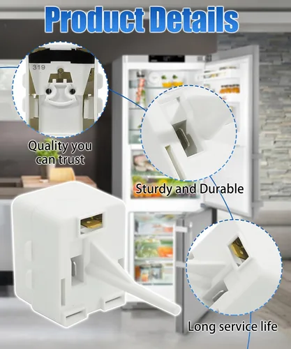 Miniatura 5 de Relé de arranque del compresor del refrigerador para GE Hotpoint A3316ABSFRBB CFE28TSHESS, reemplaza WR07X10131 WR09X10124 AP4538934 1812123