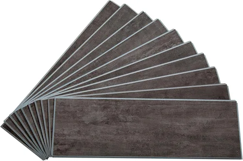 Miniatura 8 de Palisade - Azulejos de vinilo entrelazados impermeables para pared, cocina o baño, granito Prado (4.5 x 11.1 pulgadas. Muestra)