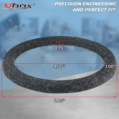 Miniatura 3 de Atrend Espaciador universal construido de MDF para altavoces o subwoofer de 10 pulgadas, añade 3/4 pulgadas a profundidad, espaciador de subwoofer