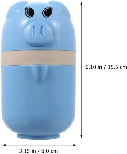 Miniatura 8 de Toyvian Exprimidor de frutas manual portátil compacto no eléctrico de soja y cítricos para uso doméstico y de viaje, extractor de prensa de mano