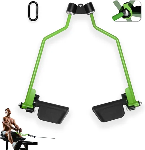 Miniatura 8 de Yes4All Neutral Paddle Grip LAT Pull Down Bar, Range of Motion Spreader Handle Cable Attachments