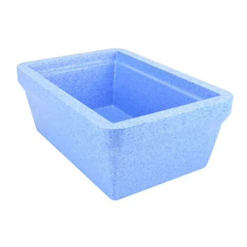 Glacierbrand IPAN-2000 - Bandeja de hielo de poliestireno de triple densidad, volumen de 4 L, color azul helado