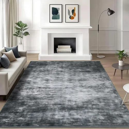 Miniatura 50 de WILLSUN Alfombras lavables de área, alfombras grandes antideslizantes de 5 x 7 pulgadas estilo bohemio para sala de estar, dormitorio, alfombra