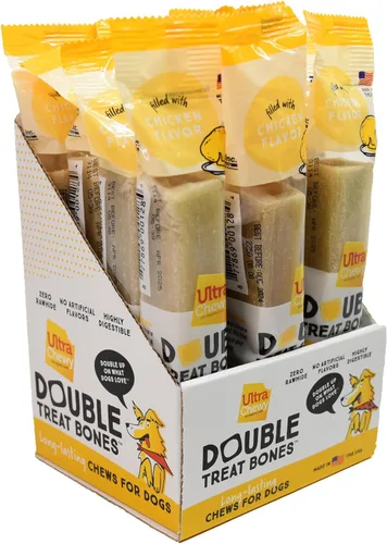 Miniatura 15 de Ultra Chewy Sabores de mantequilla de maní, pollo, tocino y queso: golosinas de larga duración fabricadas en Estados Unidos para razas grandes