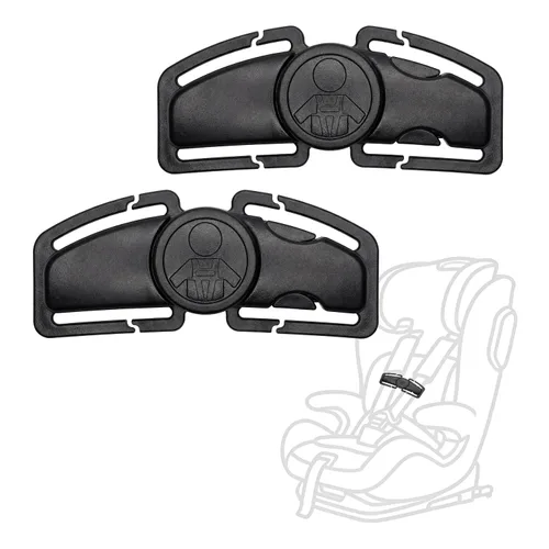 Miniatura 14 de Protector de hebilla de asiento de automóvil antiescape y bloqueo de clip para arnés de pecho, bloqueo de hebilla de seguridad para niños, niños