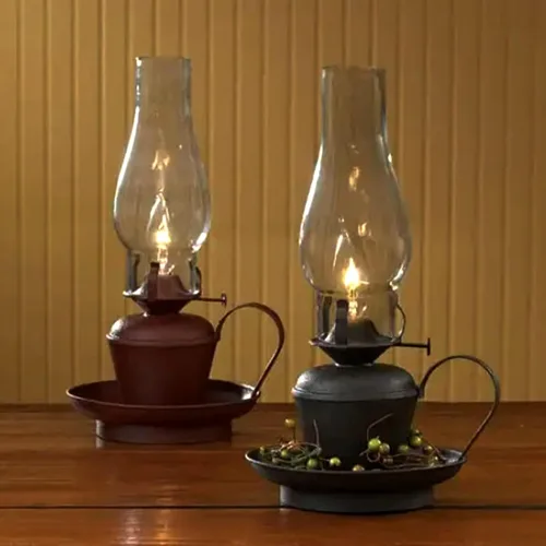 Miniatura 2 de Ciata Lámpara de aceite, vidrio, lámpara de chimenea de huracán victoriano de repuesto, pantalla de lámpara de chimenea de vidrio transparente