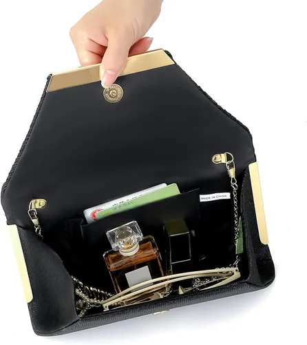 Miniatura 5 de Bolsos de mano para mujer, bolso de noche, sobre de hombro, para boda
