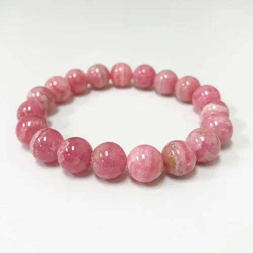Miniatura 630 de Gem Avenue Handmade Round Bead Stretch Bracelet Unisex Natural Stone Beaded Jewelry for Men & Women, Elastic Wristband for Daily Wear