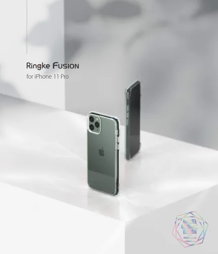 Miniatura 9 de Ringke Fusion - Funda compatible con iPhone 11 Pro, tecnología de alivio de impactos resistente, bisel elevado, transparente
